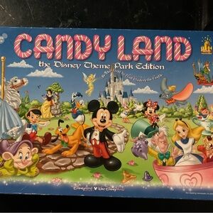 Vintage Candy Land Disney Theme Park Edition Board Game Missing Pieces
